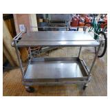 Stainless Steel Utility Cart on Casters