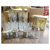 Glassware and Cream and Sugar Servers