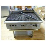 Countertop Gas Charbroiler on Stand