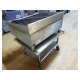 Countertop Gas Charbroiler on Stand