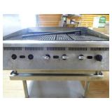 Countertop Gas Charbroiler on Stand
