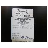 Budweiser Clydesdale Showcase Lighted Sign/Clock