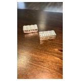 Pure Silver Lego Brick stackers! Over 2ozt!