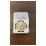 1922 MS62 Peace dollar coin graded by NGC
