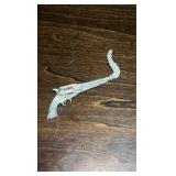 Smoking Gun Colt Cast Pure Silver