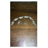 Sterling Silver 7” bracelet and Press Earring set!