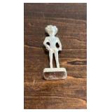 Pure Silver 999 Fine Casted Alien