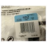 3 Girls Softball Shirts - Medium