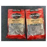2 Family Sized Bags Of Jack Links Beef Jerky