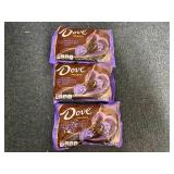 3 Bags Of Dove Hearts