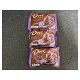 3 Bags Of Dove Hearts