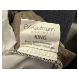 2 P Kaufman King Sized Bed Skirts