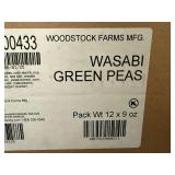 12 Packs Of Wasabi Green Peas
