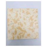 Pallet of Speckled Yellow Agrob Buchtal German Porcelain Stone Tiles 6x6" (98 Boxes)