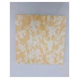 Pallet of Speckled Yellow Agrob Buchtal German Porcelain Stone Tiles 8x8" (60 Boxes)