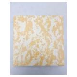 Pallet of Speckled Yellow Agrob Buchtal German Porcelain Stone Tiles 8x8" (60 Boxes)