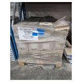 Pallet of Speckled Yellow Agrob Buchtal German Porcelain Stone Tiles 8x8" (60 Boxes)