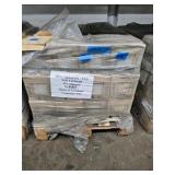 Pallet of Speckled Yellow Agrob Buchtal German Porcelain Stone Tiles 8x8" (60 Boxes)