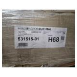 Pallet of Speckled Yellow Agrob Buchtal German Porcelain Stone Tiles 6x6" (98 Boxes)