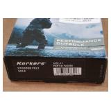 Korkers Interchangeable Sole System Studded Felt -Size 11