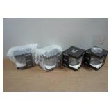 *4* Lucky Shot Whiskey Glasses with Embedded Bullets