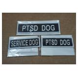 Boss Dog Tactial Velcro Patches - Service/PTSD Dog