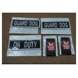 Boss Dog Tactial Velcro Patches - Guard Dog/On Duty