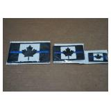 Boss Dog Tactial Velcro Patches - Canadian Blue Line Flag
