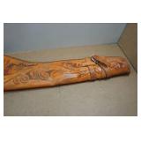 Carved Leather Two-Piece Long Gun Case
