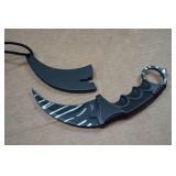 Karambit Tiger Claw Neck Knife