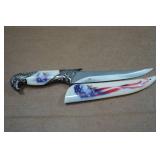 Bald Eagle Theme Collector Knife
