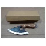 Rolled Carbon Steel Finger Hole Hunting Knife