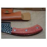 Viking Custom Knife Co 9.5" Hammered Carbon Steel Knife