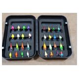 32 Glow in the Dark Ice Fishing Jigs