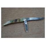 *4* Crowing Rooster Two Blade Toothpick Pocket Knives