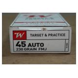 50 Winchester .45 Auto 230 Gr FMJ Ammo