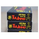 60 TulAmmo .223 Rem 55 Gr FMJ Steel Case Ammo