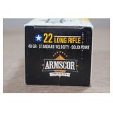 500 Armscor .22 LR 40 Gr SP Ammo
