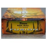20 Federal Fusion 7mm Rem Mag 175 Gr SP Ammo