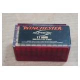 50 Winchester Supreme 17 HMR 17 Gr V-Max FPS Ammo