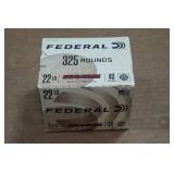 325 Federal Automatch .22 LR 40 Gr LRN Ammo