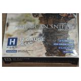 10 Hunt American Sniper 12 Gauge 2-3/4" 494 Gr Slugs
