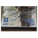 10 Hunt American Sniper 12 Gauge 2-3/4" 494 Gr Slugs