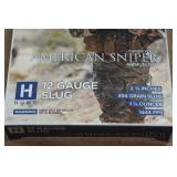 10 Hunt American Sniper 12 Gauge 2-3/4" 494 Gr Slugs