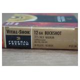 5 Federal Vital-Shok 12 Gauge 3-1/2" Magnum 00 Buck Shotshells