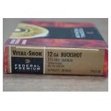 5 Federal Vital-Shok 12 Gauge 3-1/2" Magnum 00 Buck Shotshells