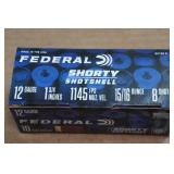 10 Federal Shorty 12 Gauge 1-3/4" 8 Shot Shotshells