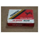 5 Federal Hi-Shok 20 Gauge 2-3/4" HP Slugs