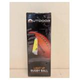 NEW OUTDOOR CRUISER LIGHT UP RUGBY BALL