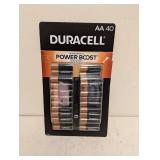 NEW DURACELL AA BATTERIES 40PK.
